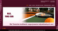 Desktop Screenshot of mktenis.pl